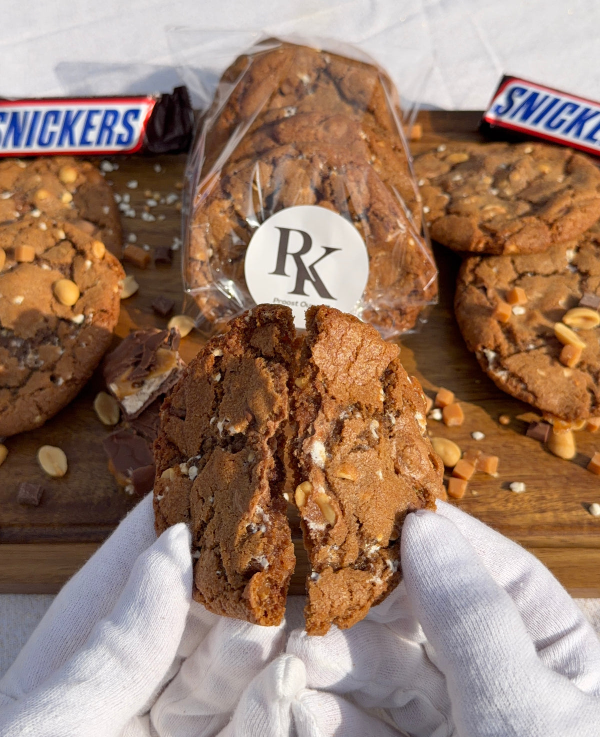 Snickers Cookies 🥜🍪