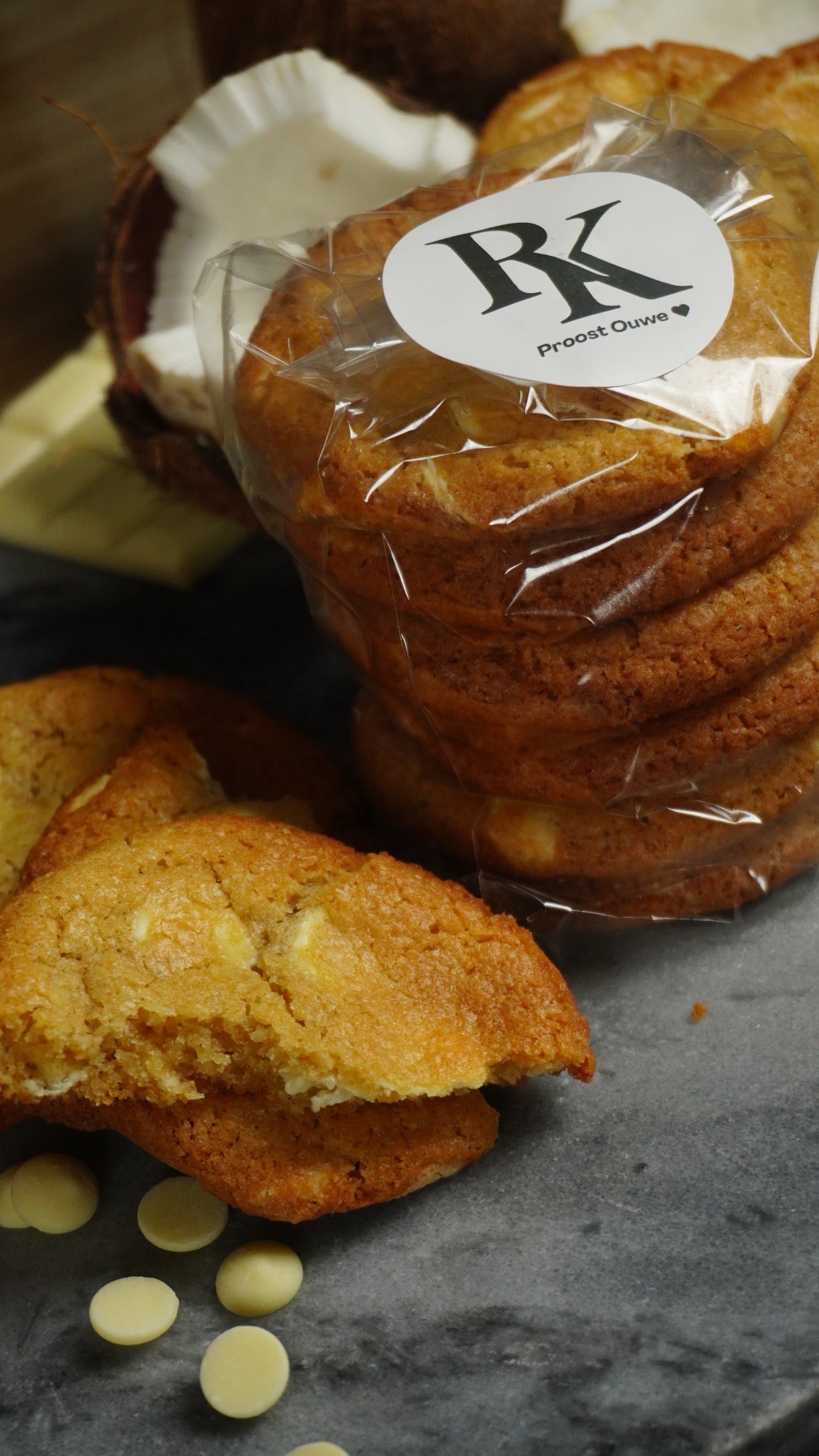 White Choco Coco Vanille Cookies