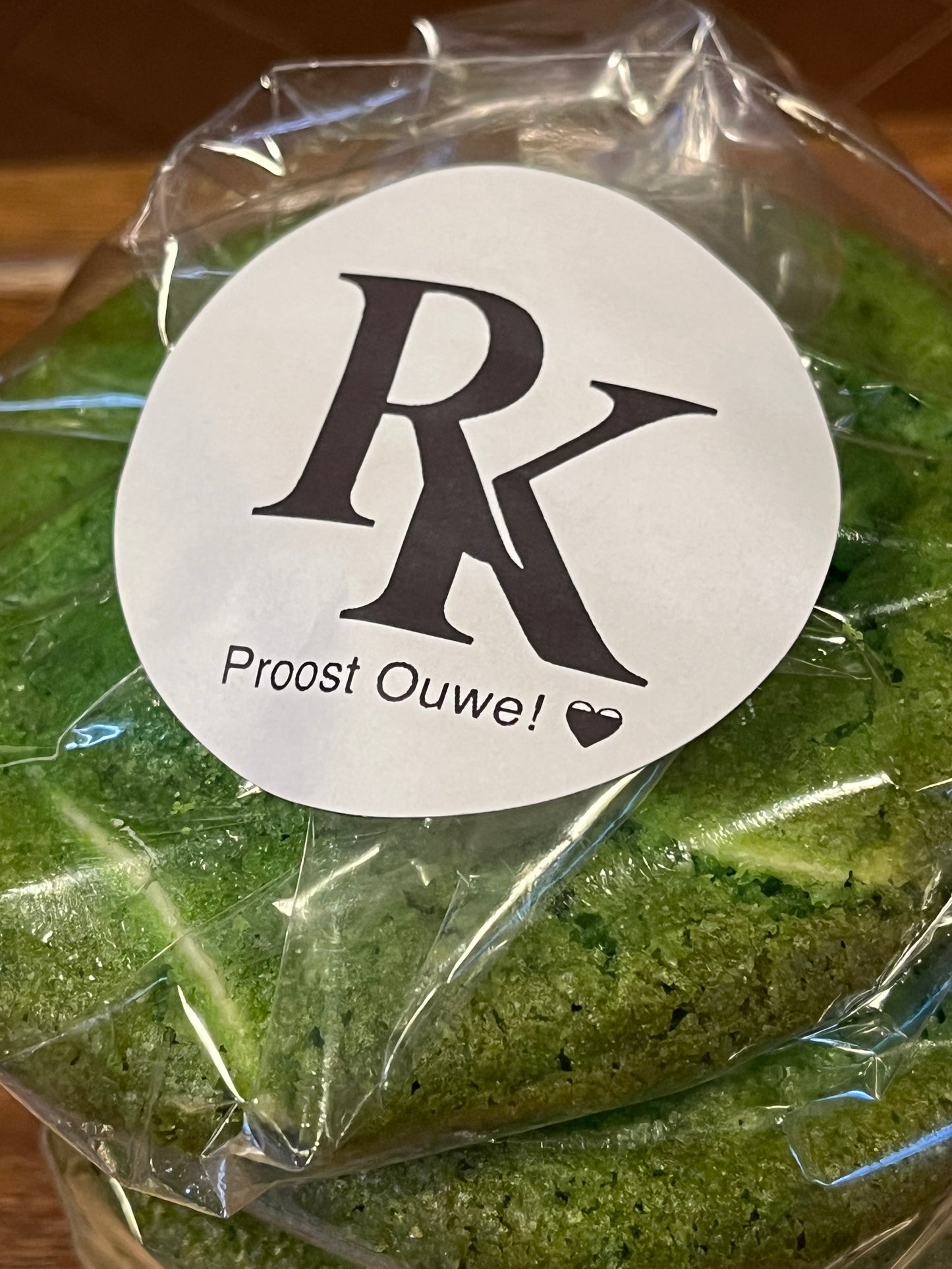 Pandan White Choco Cookies