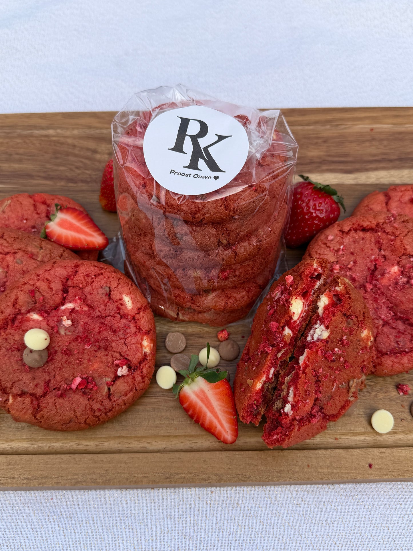 Strawberry Chocolate Chip Cookies