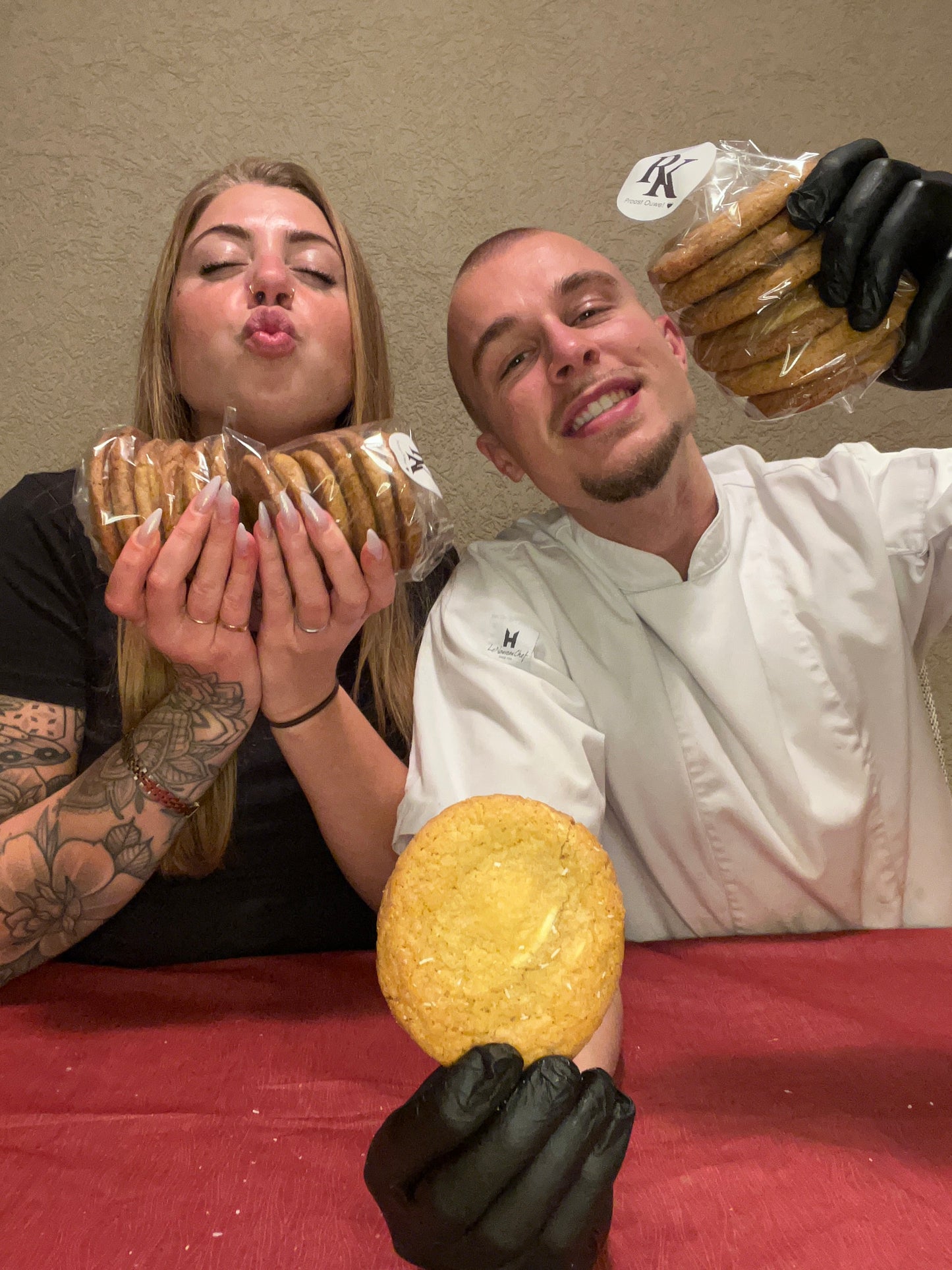 White Choco Kokos Vanille Cookies