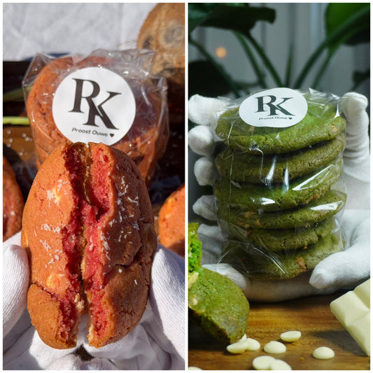 Duo Box - 6x Pandan White Choco  + 6x Dawet Cookie