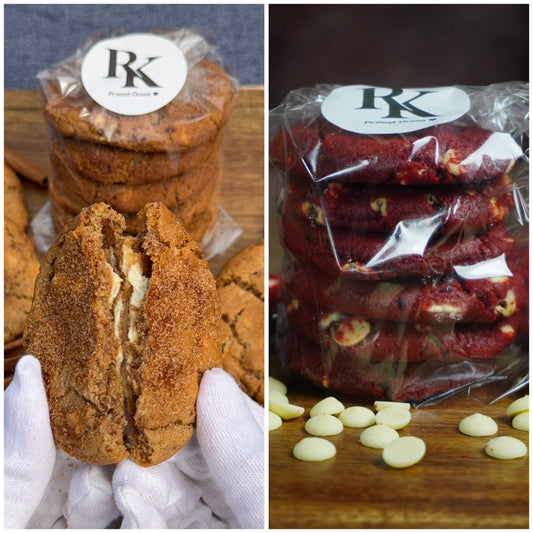 Duo Box - 6x Red Velvet + 6x Snickerdoodle White Choco