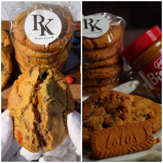 Duo Box - 6x Biscoff Caramel + 6x M&M Cookies